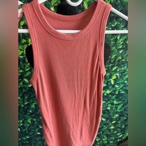 RIBBED TANK, Size Large